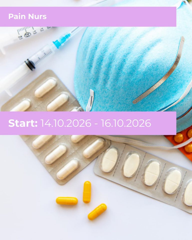 Pain Nursing (Schmerzmanagement) – 14.10.2026 – 16.10.2026 – PN022026