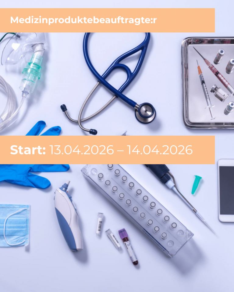 Medizinproduktebeauftragte:r – 13.04.2026 – 14.04.2026 – MPB012026