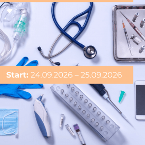 Medizinproduktebeauftragte:r – Schulung am 24. und 25. September 2026