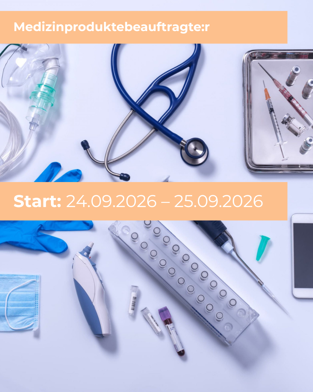 Medizinproduktebeauftragte:r – 24.09.2026 – 25.09.2026 – MPB022026