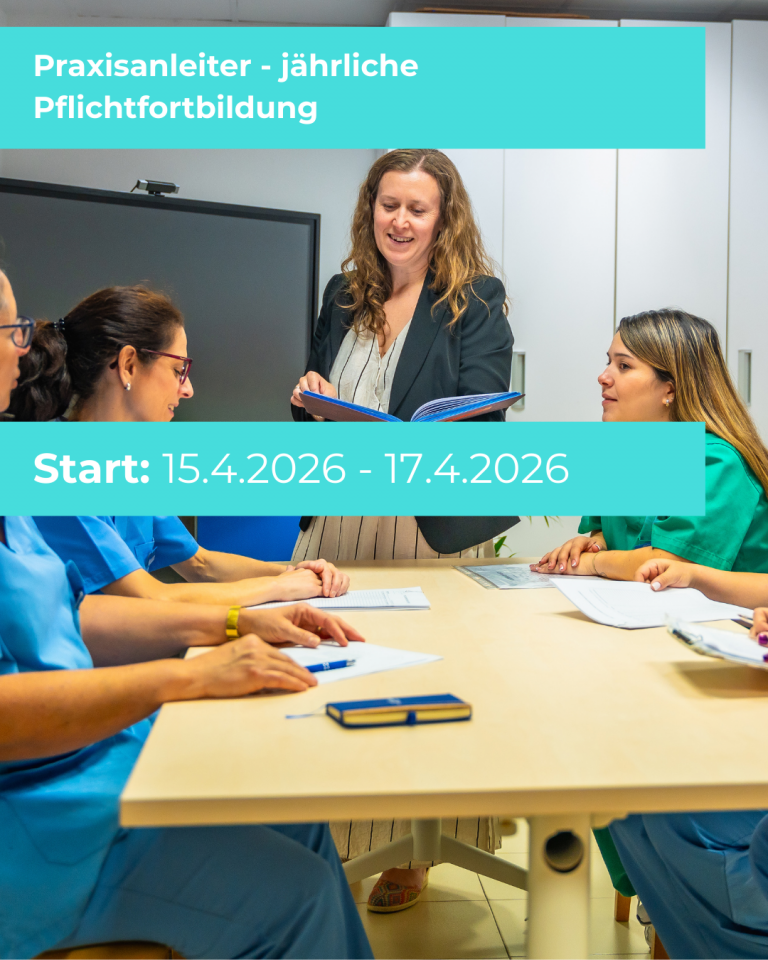 Praxisanleiter – jährliche Pflichtfortbildung – 15.04.2026 – 17.04.2026 – PPA012026