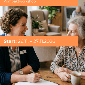 Präventionsberatungen in der Pflege – Kompaktworkshop – 26.–27. November 2026 – PRÄB012026
