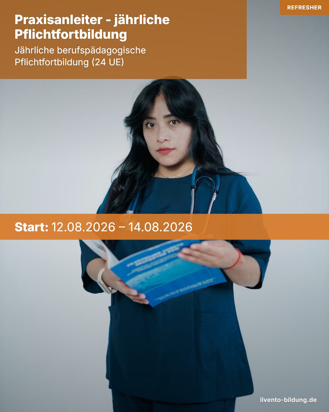 Praxisanleiter – jährliche Pflichtfortbildung – 12.08.2026 – 14.08.2026 – PPA022026