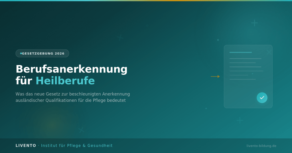 Berufsanerkennung für Heilberufe – Beitragsbild LIVENTO