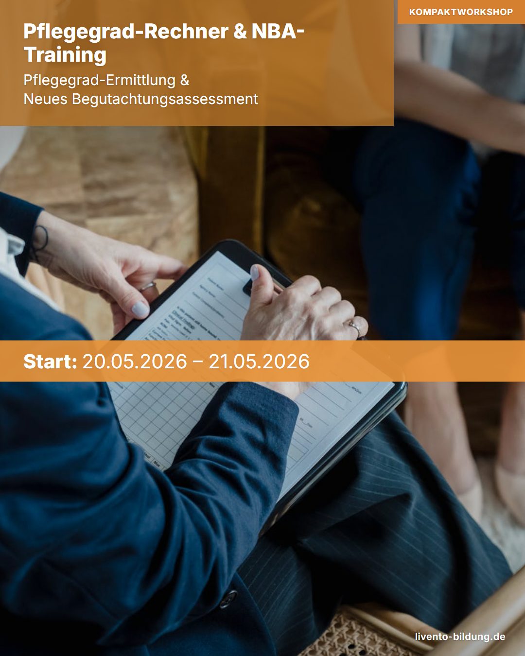 Pflegegrad-Rechner & NBA-Training – Kompaktworkshop – 20.–21. Mai 2026 – NBA012026