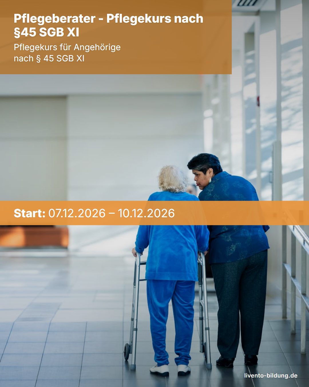 Pflegeberater – Pflegekurs nach §45 SGB XI – 7.–10. Dezember 2026 – PBK022026