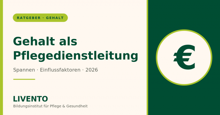 Gehalt als Pflegedienstleitung